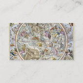 Kaart van de Christelijke constellaties zoals die  Visitekaartje (Achterkant)