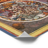 Kaart van de Christelijke Constellaties, Zuidelijk Poster (Hoek)