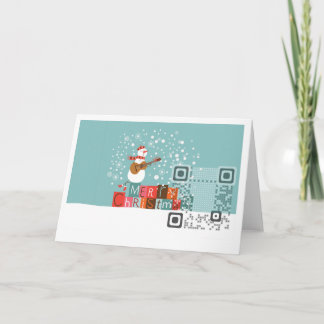 Kaart van de Code van de groet QR 7 " x5 "