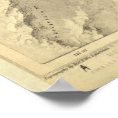  kaart van de Colorado (1858) Poster (Hoek)