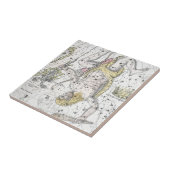 Kaart van de Constellaties Bord VIII Tegeltje (Zijkant)