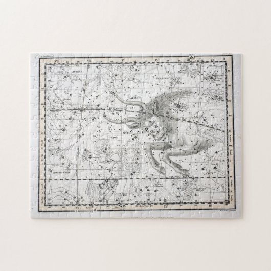 Kaart van de Constellaties Bord XIV Legpuzzel (Horizontaal)