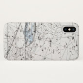 Kaart van de constellaties Bord XXII Case-Mate iPhone Case (Achterkant (horizontaal))