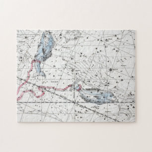 Kaart van de constellaties Bord XXII Legpuzzel