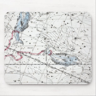 Kaart van de constellaties Bord XXII Muismat