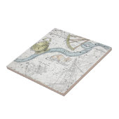 Kaart van de constellaties Bord XXVI Tegeltje (Zijkant)