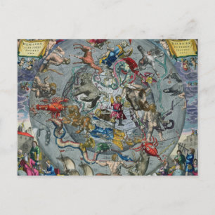 Kaart van de Constellaties van het Noorden