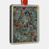 Kaart van de Constellaties van het Noorden Metalen Ornament (Rechts)