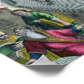 Kaart van de Constellaties van het Noorden Poster (Hoek)