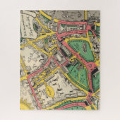 Kaart van de Coronation Route, Londen, Engeland Legpuzzel (Verticaal)