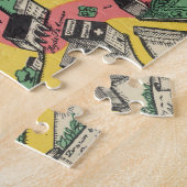 Kaart van de Coronation Route, Londen, Engeland Legpuzzel (Zijkant)