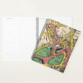 Kaart van de Coronation Route, Londen, Engeland Planner (Display)
