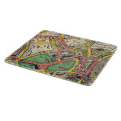 Kaart van de Coronation Route, Londen, Engeland Snijplank (Hoek)