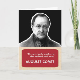 Kaart van de Dag van Comte van Auguste de