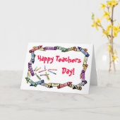 Kaart van de Dag van de Leraar (Gele Bloem)