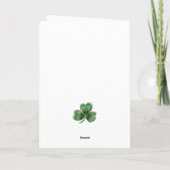 Kaart van de Dag van LDS Missionary St Patrick (Achterkant)