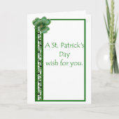 Kaart van de Dag van LDS Missionary St Patrick (Voorkant)
