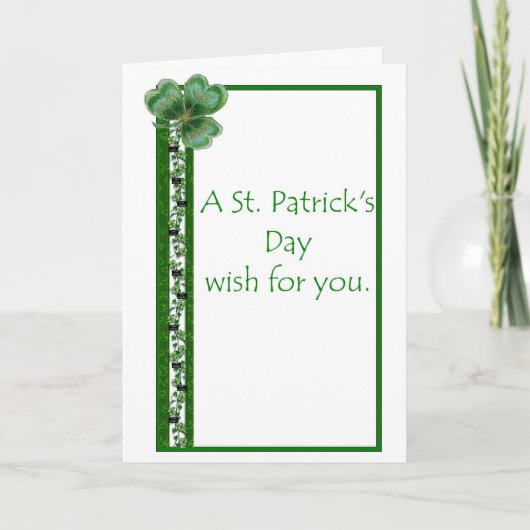 Kaart van de Dag van LDS Missionary St Patrick (Voorkant)