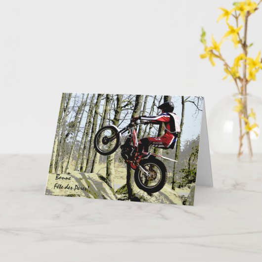 kaart van de de vadersdag van de proevenruiter de (Gele Bloem)