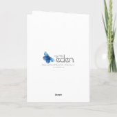 Kaart van de de verjaardags oranje jongen van de (Achterkant)