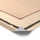  kaart van de dertien kolonies (1885) poster (Hoek)