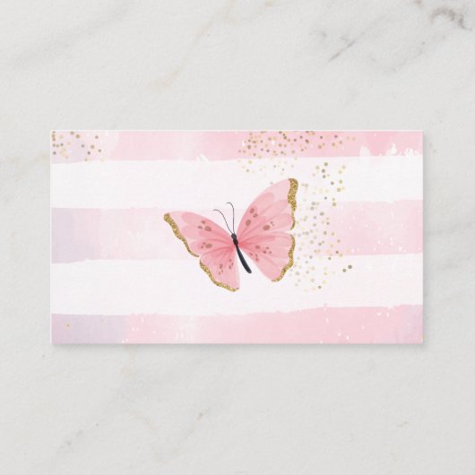 Kaart van de diaplaserbehuizing van Butterfly-Baby (Achterkant)