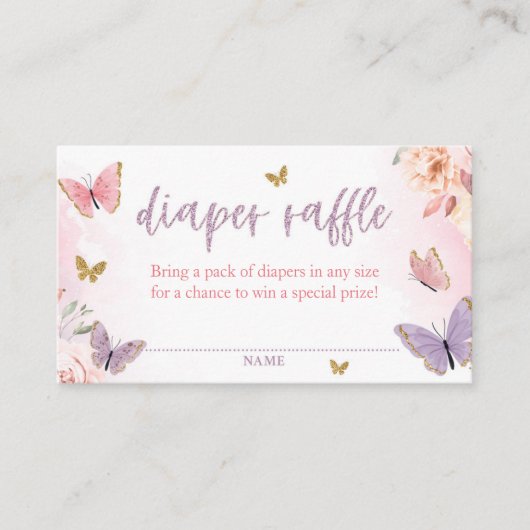 Kaart van de diaplaserbehuizing van Butterfly-Baby (Voorkant)