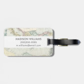 Kaart van de dienstreis van Apostle Paul Bagagelabel (Achterkant horizontaal)