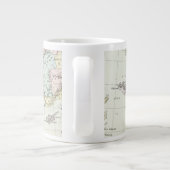 Kaart van de dienstreis van Apostle Paul Grote Koffiekop (Achterkant)