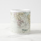 Kaart van de dienstreis van Apostle Paul Grote Koffiekop (Voorkant)