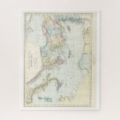 Kaart van de dienstreis van Apostle Paul Legpuzzel (Verticaal)