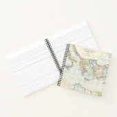 Kaart van de dienstreis van Apostle Paul Notitieboek (Binnen)