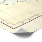 Kaart van de dienstreis van Apostle Paul Poster (Hoek)