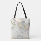 Kaart van de dienstreis van Apostle Paul Tote Bag (Achterkant)
