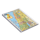 Kaart van de divisie Canaan Twelve Tribal Lands Notitieboek (Rechterzijde)