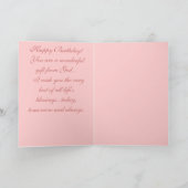 Kaart van de dochterverjaardag (Binnen)