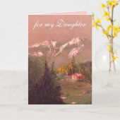 Kaart van de dochterverjaardag (Gele Bloem)