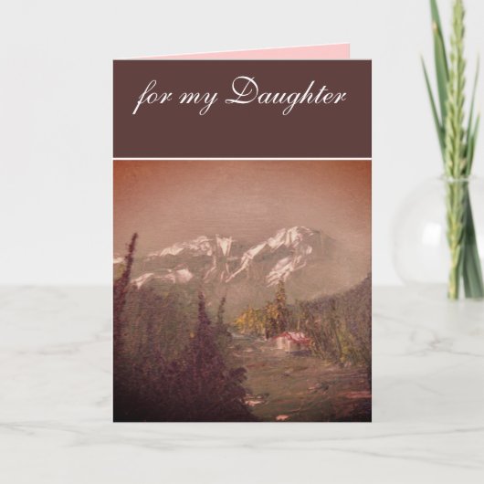 Kaart van de dochterverjaardag (Voorkant)