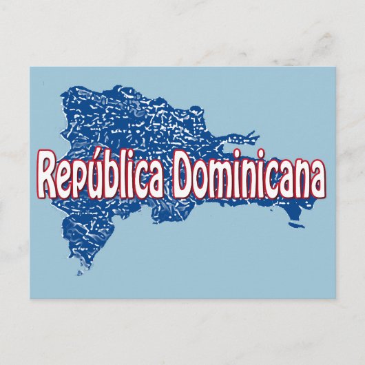 kaart van de Dominicaanse Republiek (Voorkant)