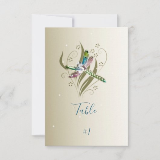 Kaart van de Dragonfly-receptietabel (Voorkant)