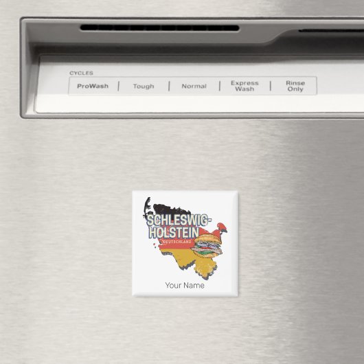 Kaart van de Duitse deelstaat Sleeswijk-Holstein Magneet (Insitu (Vaatwasser))