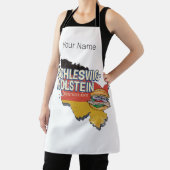 Kaart van de Duitse deelstaat Sleeswijk-Holstein Schort (Insitu)