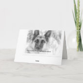 Kaart van de Duitse Herder Valentijnsdag (Achterkant)