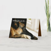 Kaart van de Duitse Herder Valentijnsdag (Voorkant)