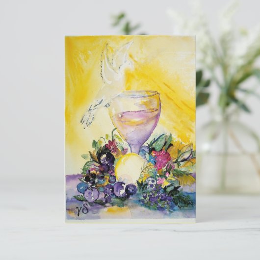 Kaart van de eerste communie (Staand voorkant)