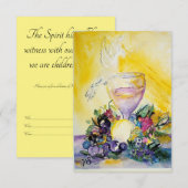 Kaart van de eerste communie (Voorkant / Achterkant)