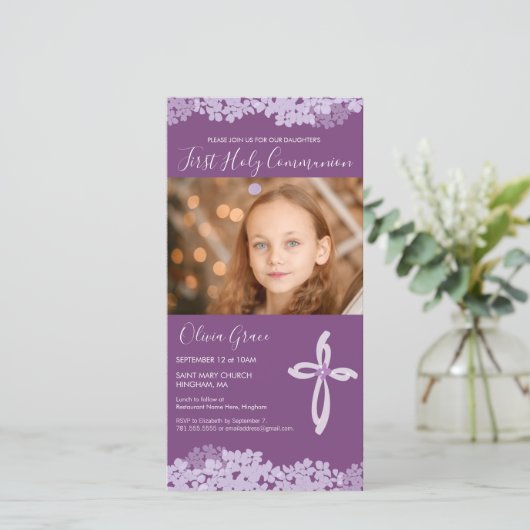 Kaart van de eerste Heilige Communistische Foto -  (Staand voorkant)