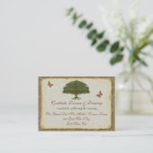 Kaart van de eikenboomontvangstbehuizing (Staand voorkant)