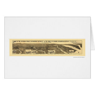 Kaart van de elektrische spoorweg 1894