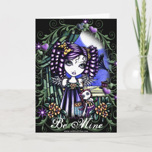 Kaart van de Engel van Jenny de Cute Valentine Rag (Voorkant)